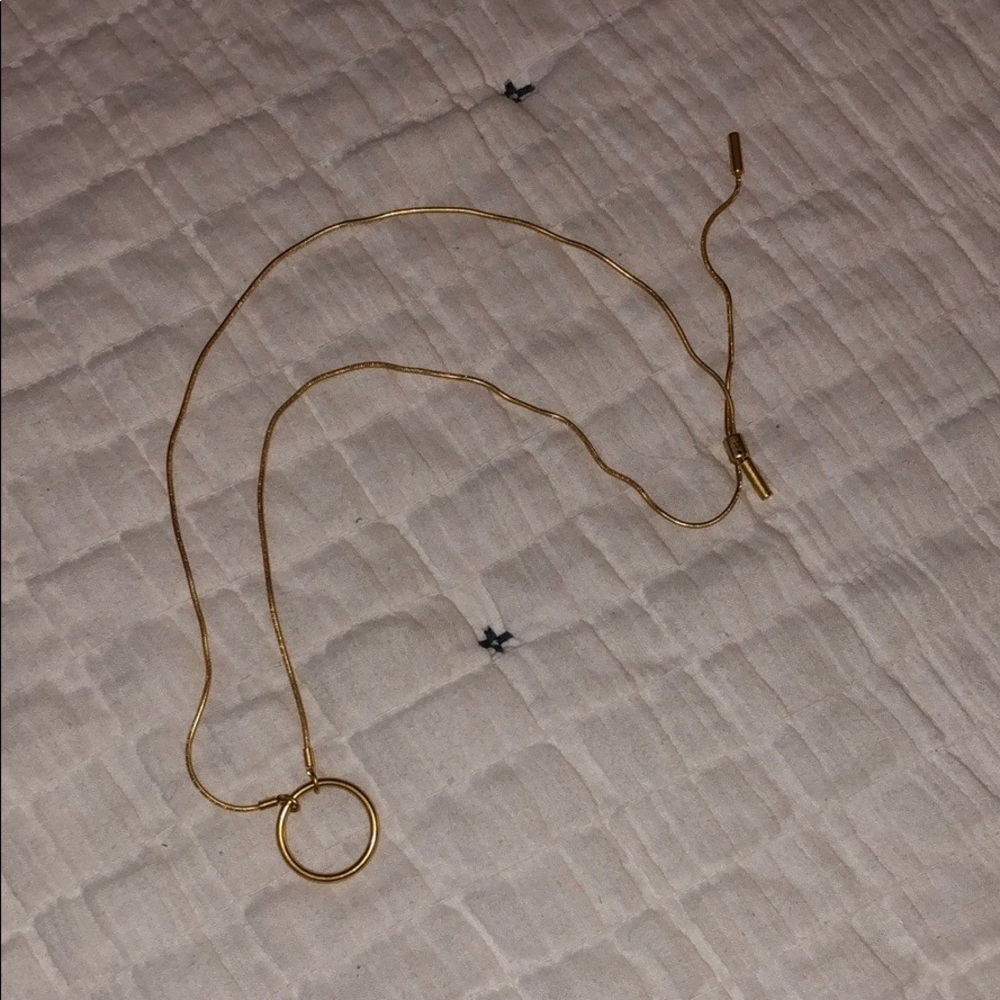 COPY - Gold madewell adjustable necklace